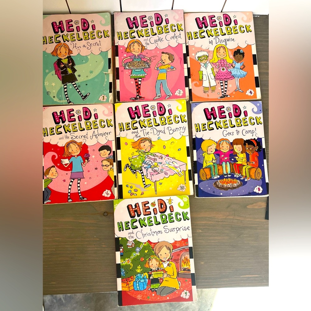 HEiDi HECKELBECK book collection, easy to read language with illustrations